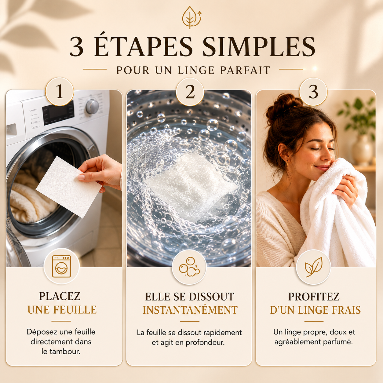 Feuilles de lessive