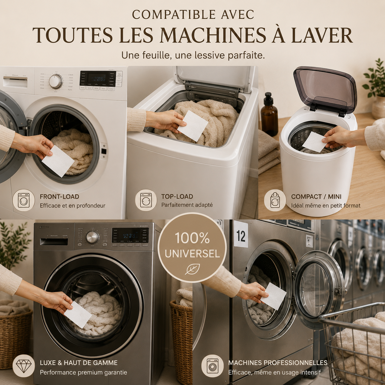 Feuilles de lessive