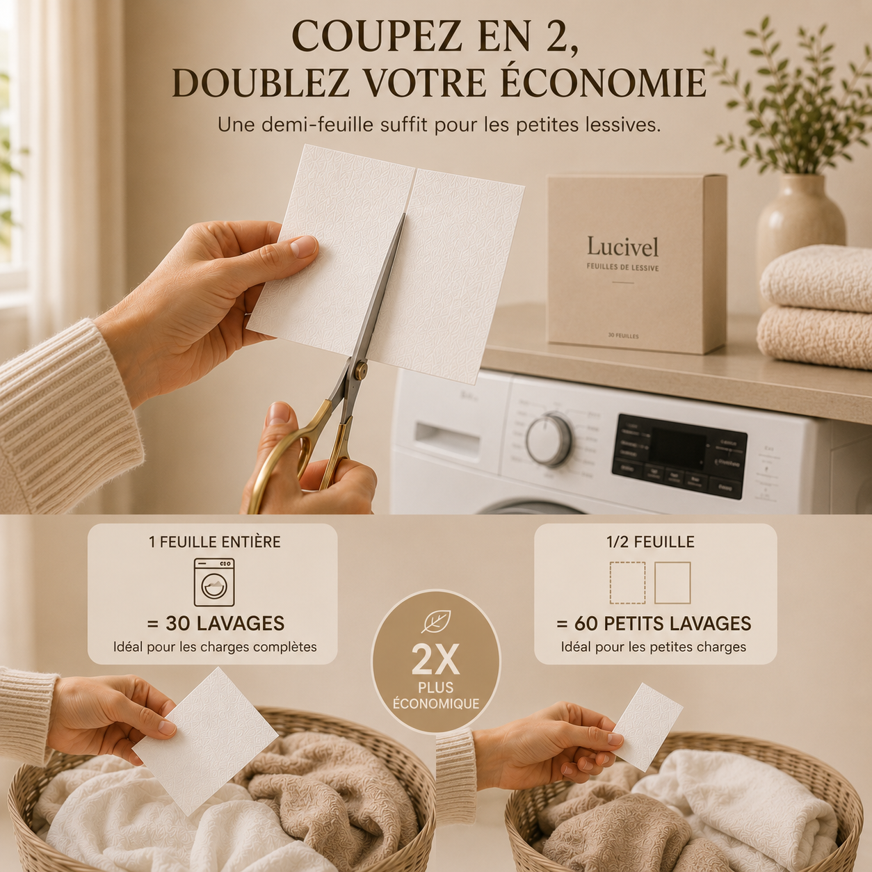 Feuilles de lessive